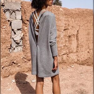 Sweaty Betty zipped reversible sweatshirt dress